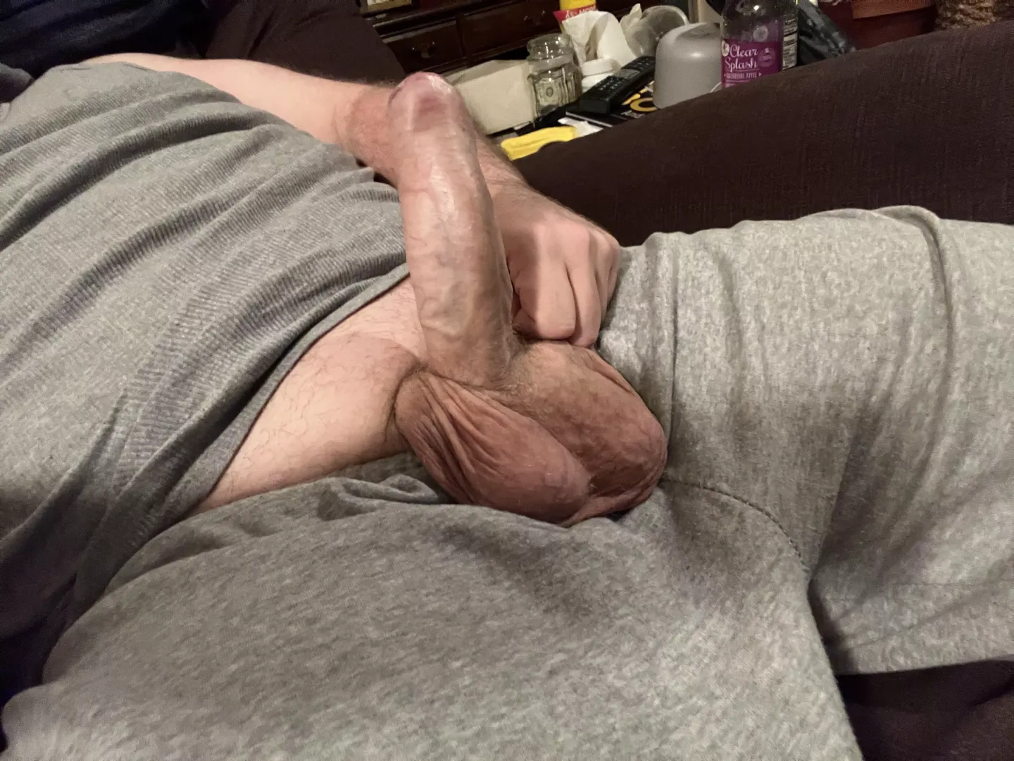 My huge balls need drained