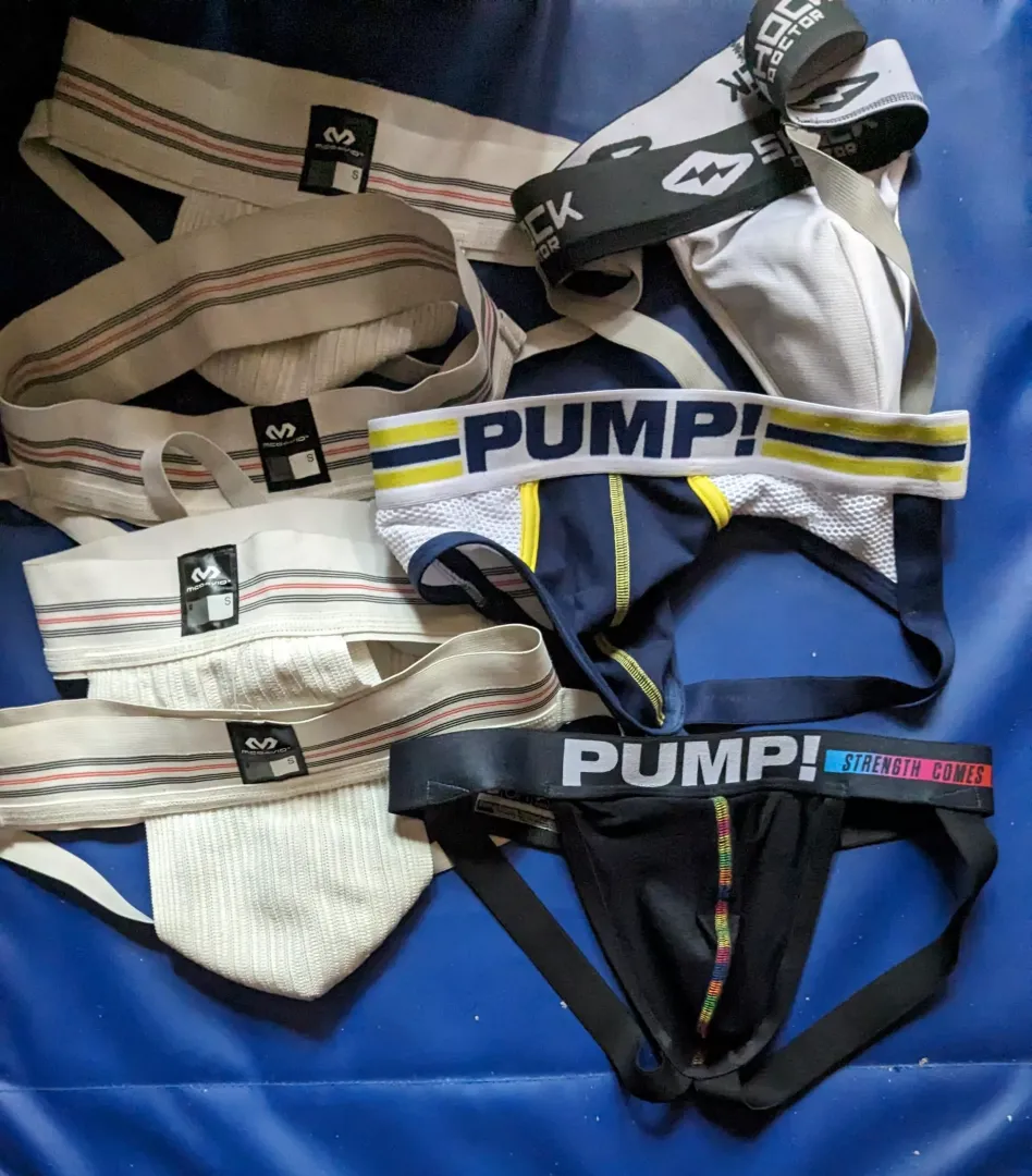My jock collection. One for every day of the week