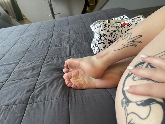 My leg tattoo means that I always agree to any adventure or interesting offer