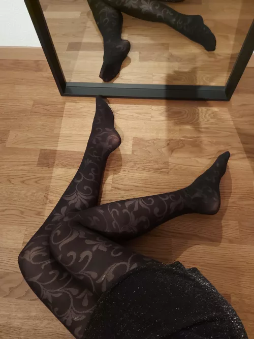 My legs in Nylons