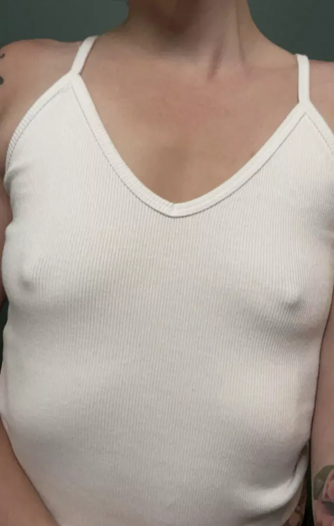 My long thick nipples are constantly hard!