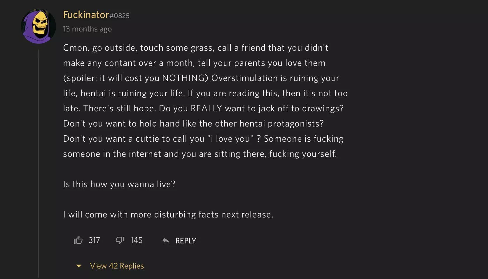 My man preaching