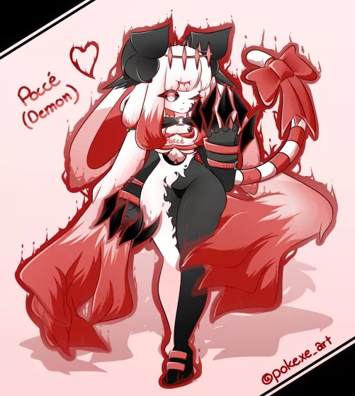 My Monster Girl Pocce (twitter: @Pokexe_art) [OC]