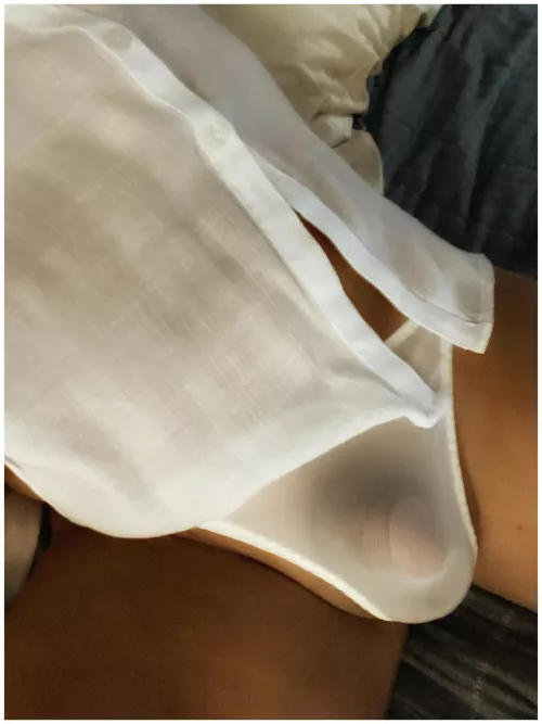 My morning bulge… 💜☀️ Have a nice day!🙂