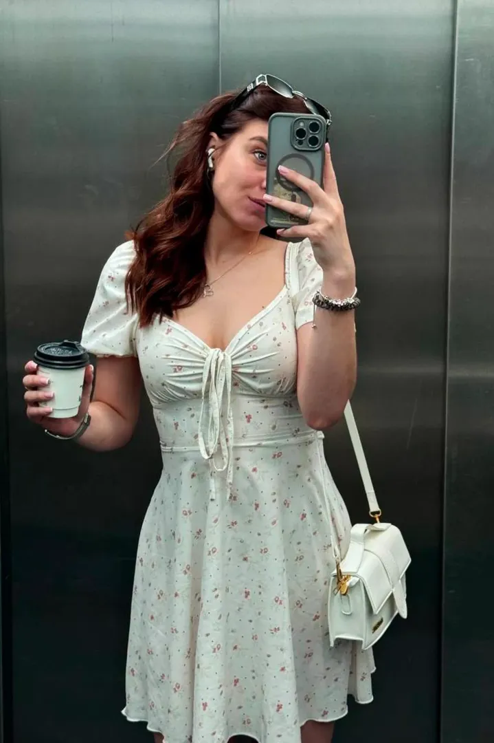 My new fav white sundress