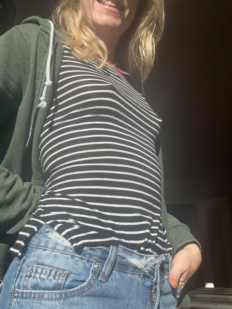 My nipples are cutting through the shirt