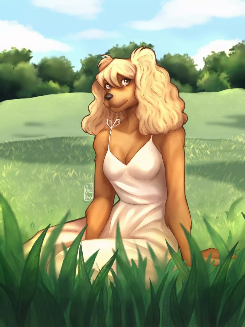 My Oc Rosemary, hope you like it! - @gabodrawings
