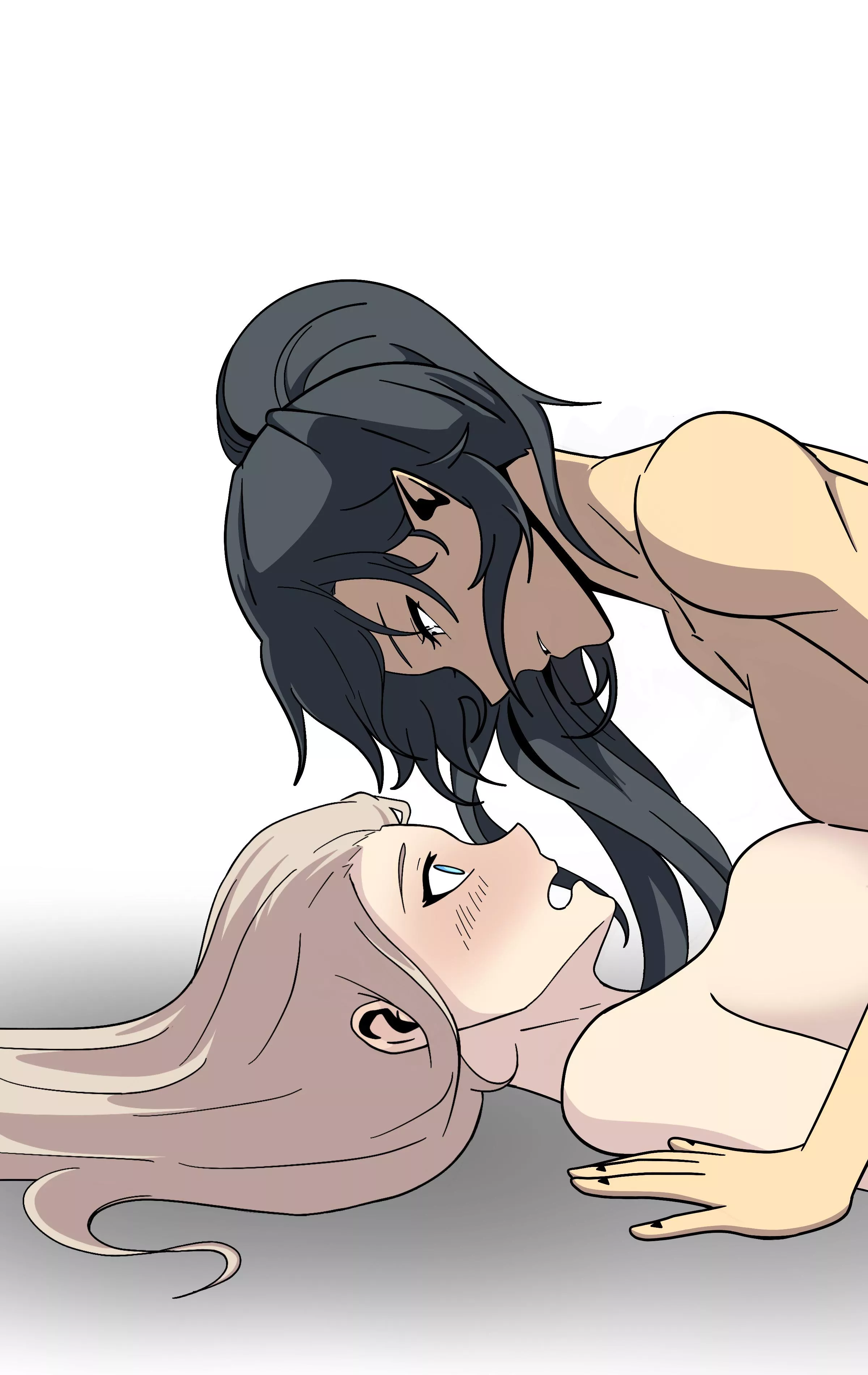 My OCs Erin and Sophia from my Webtoon comic [Ungodly]