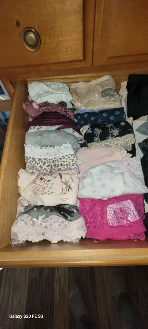 My panty collection 😍