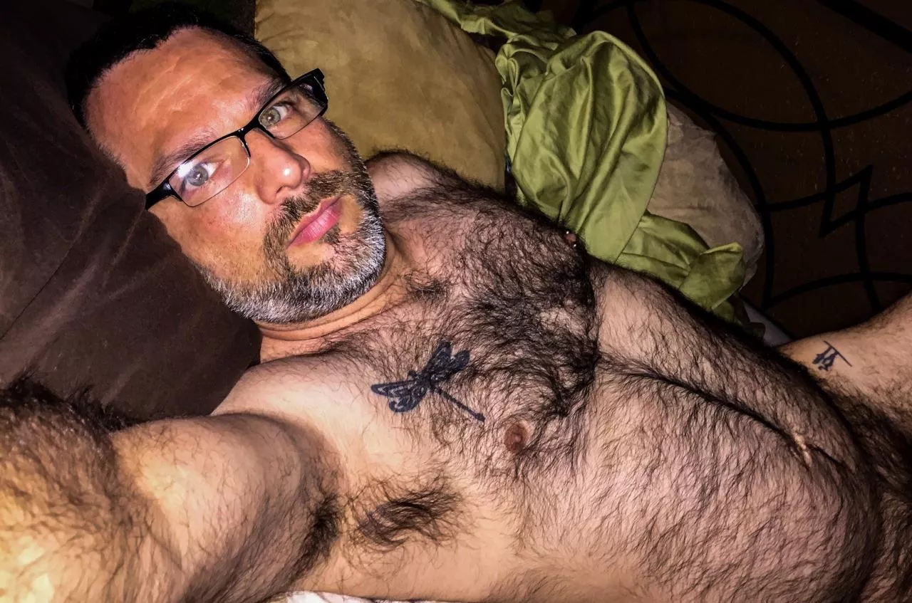 My pits are pretty dang hairy.