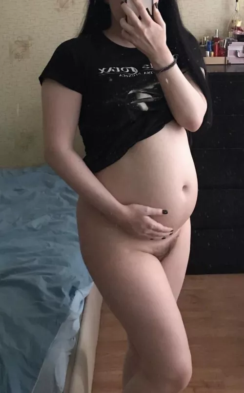 My pregnant hairy wife