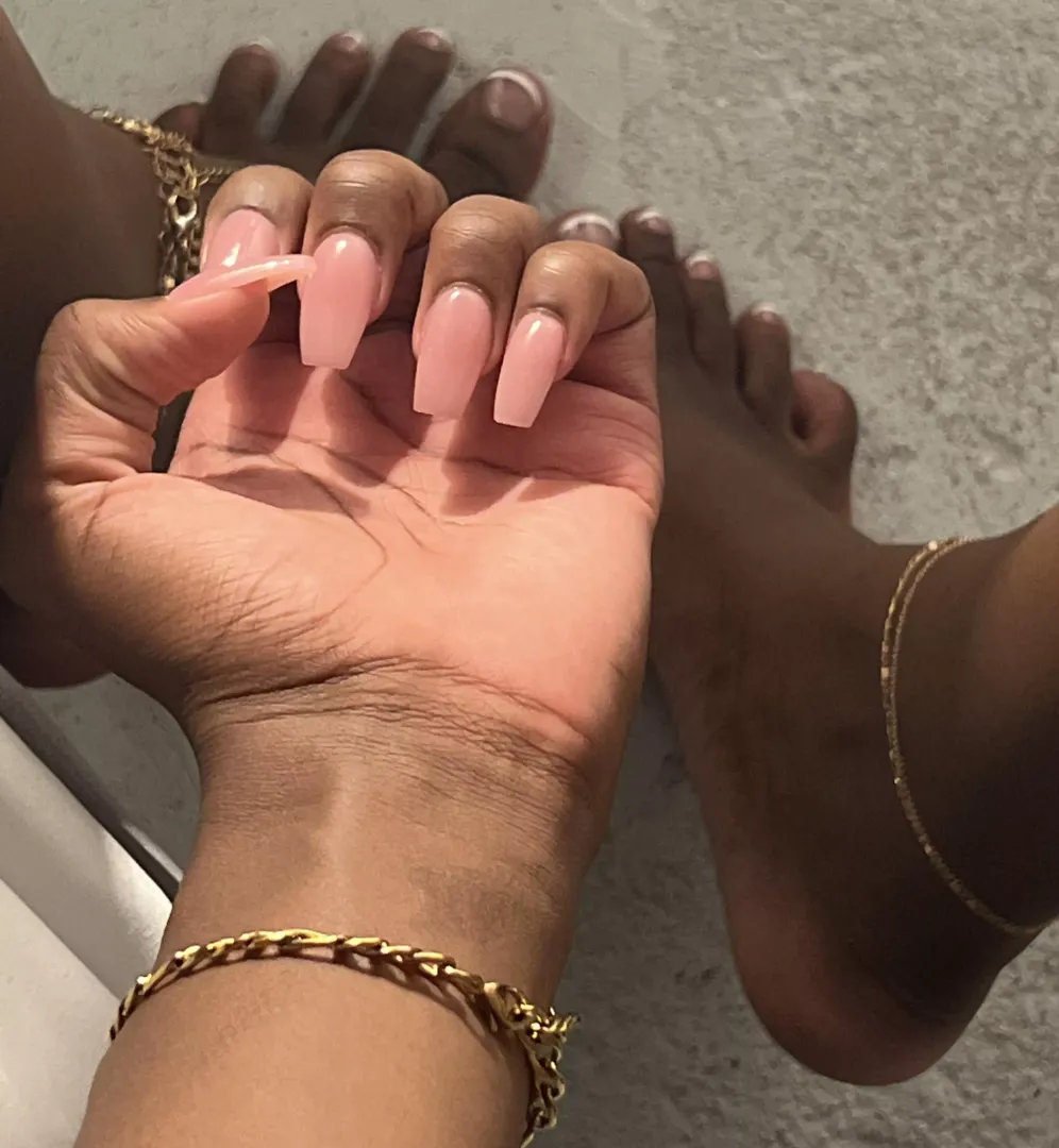My second favorite mani pedi combo!