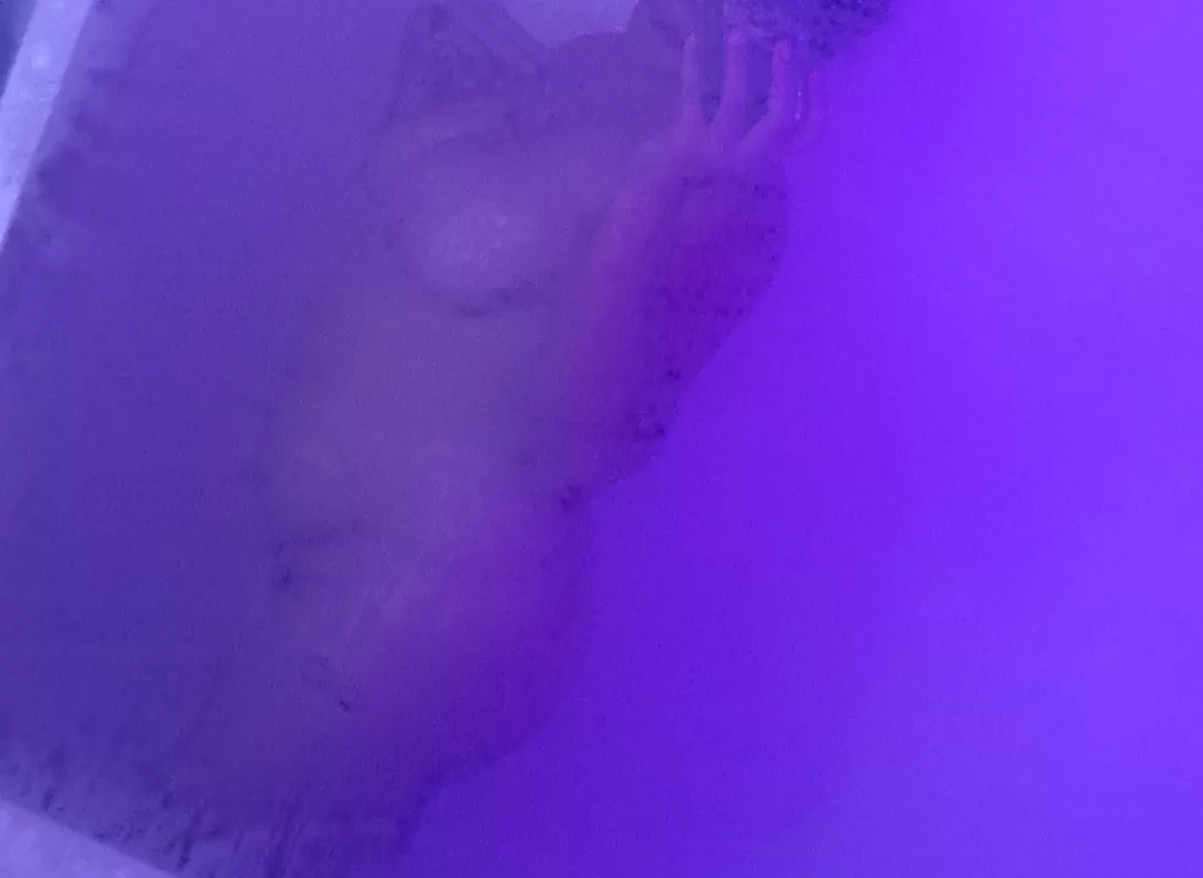 My shower was a bit steamy 