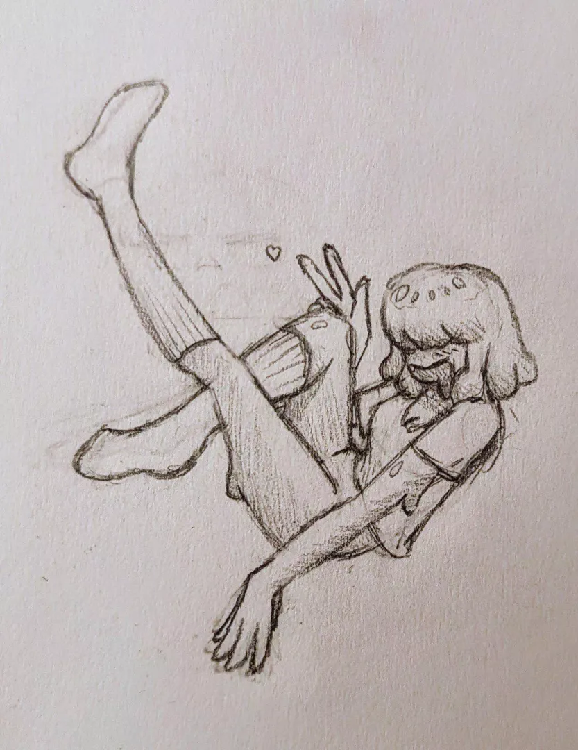 My slime girl Gelara, no pants needed.