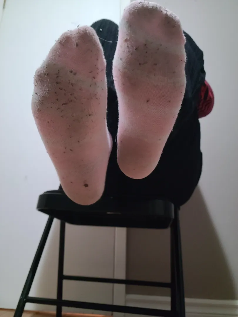 My socks are pretty dirty but would you still show them some love? 😍🖤💜🖤