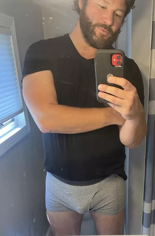 My soft cock bulge