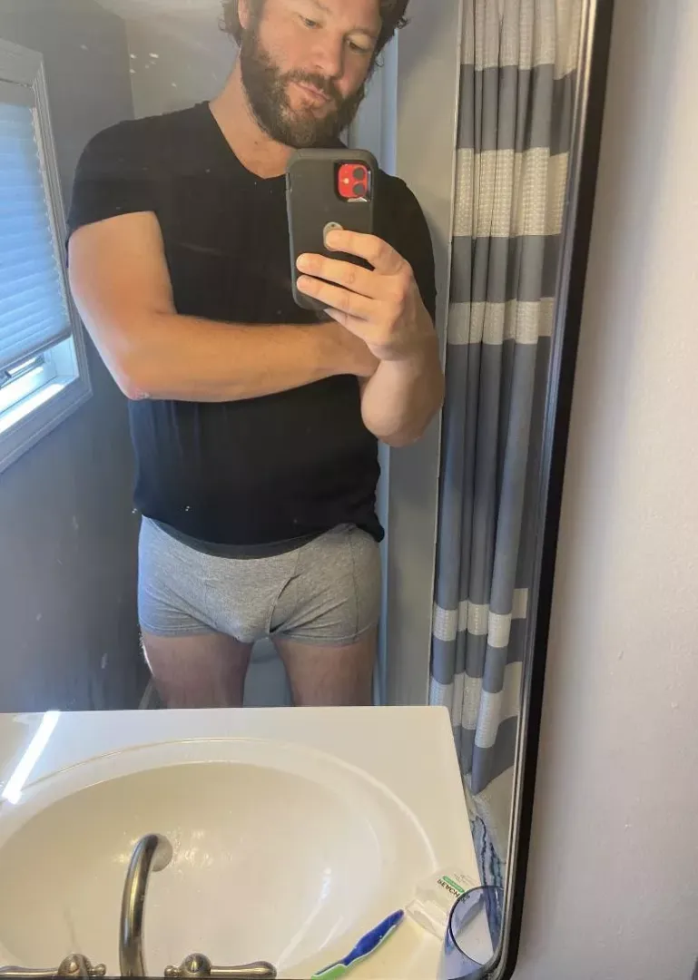 My soft cock outline ;)