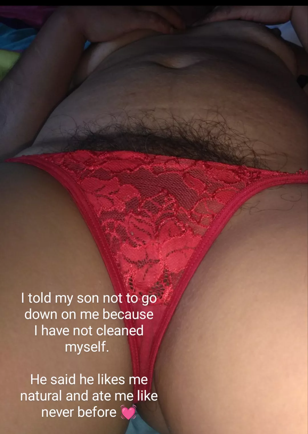 My son always gets dirty with me .