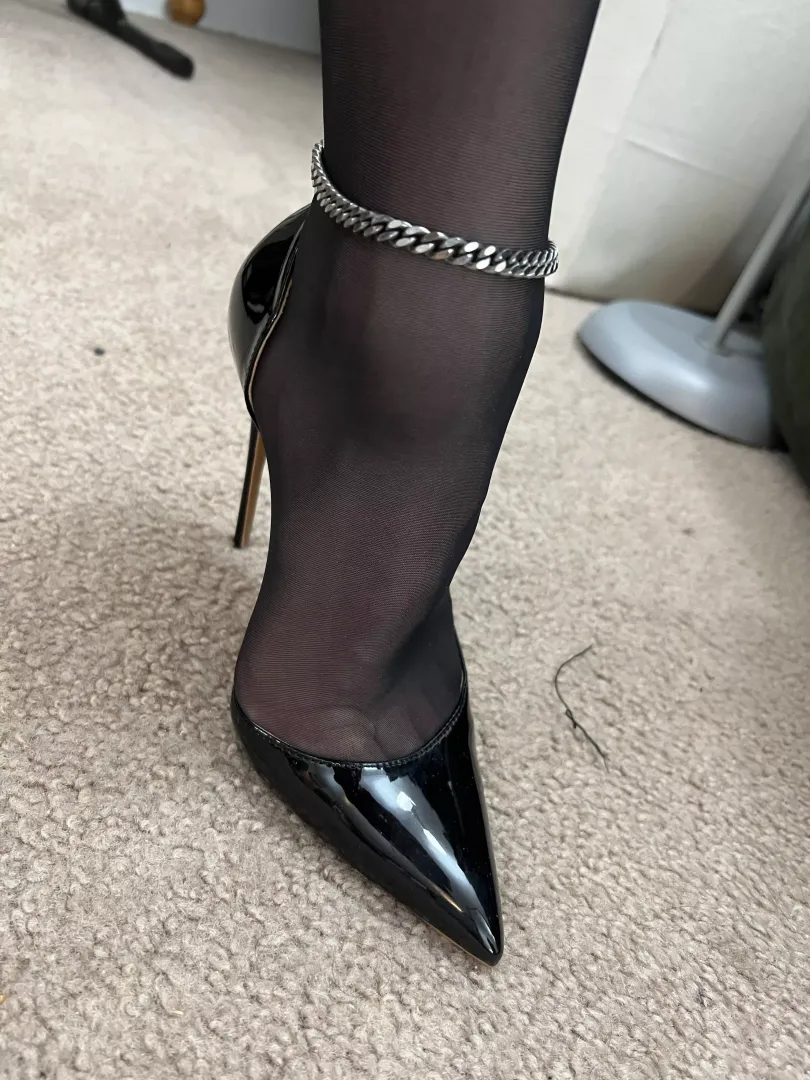 My submission to be a foot model for designer shoes