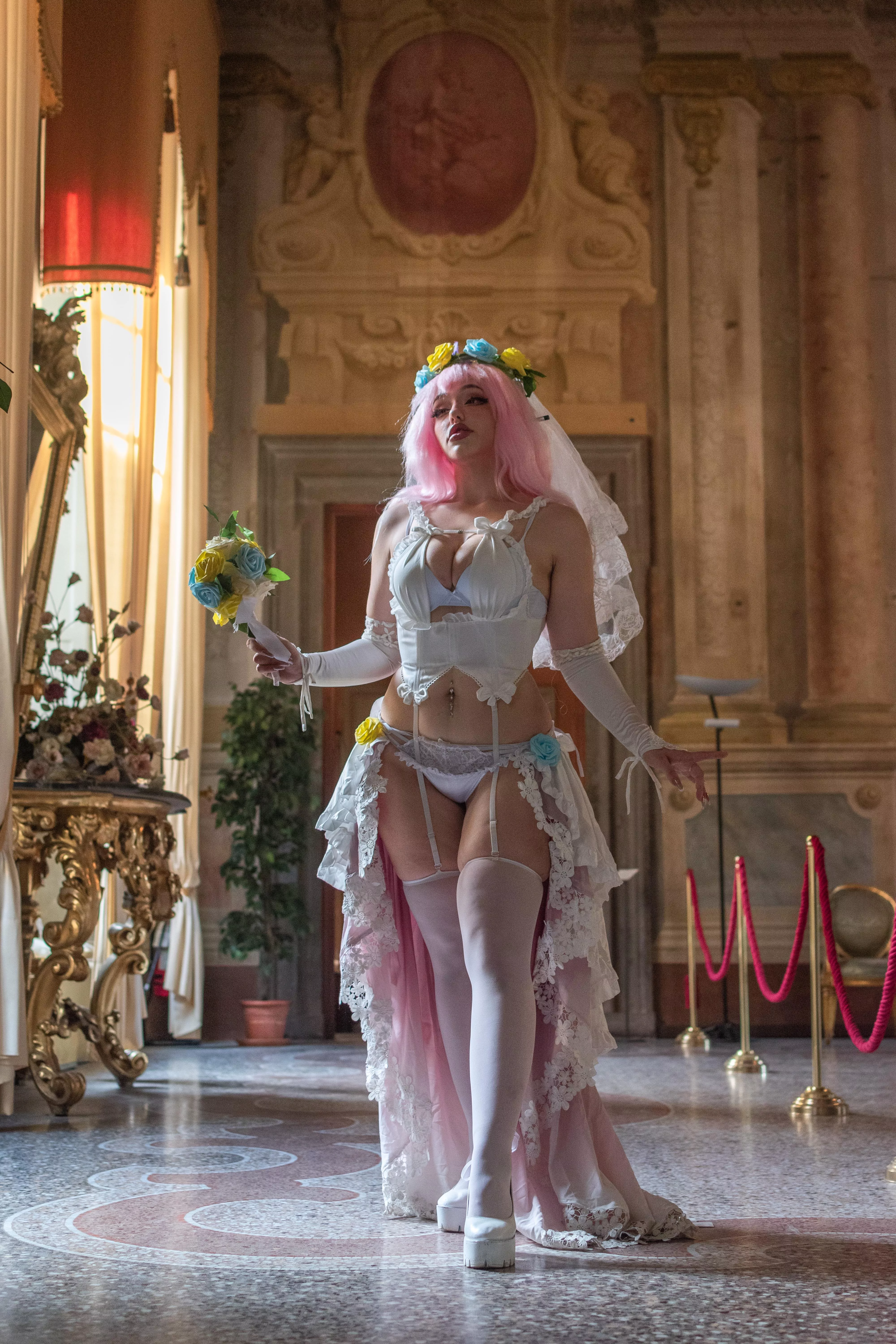 My Super Sonico bride ver. cosplay (Hanacos)