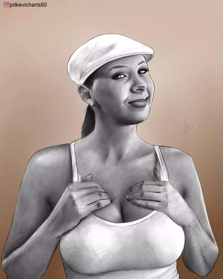 My Third art for Gianna Michaels, by Me