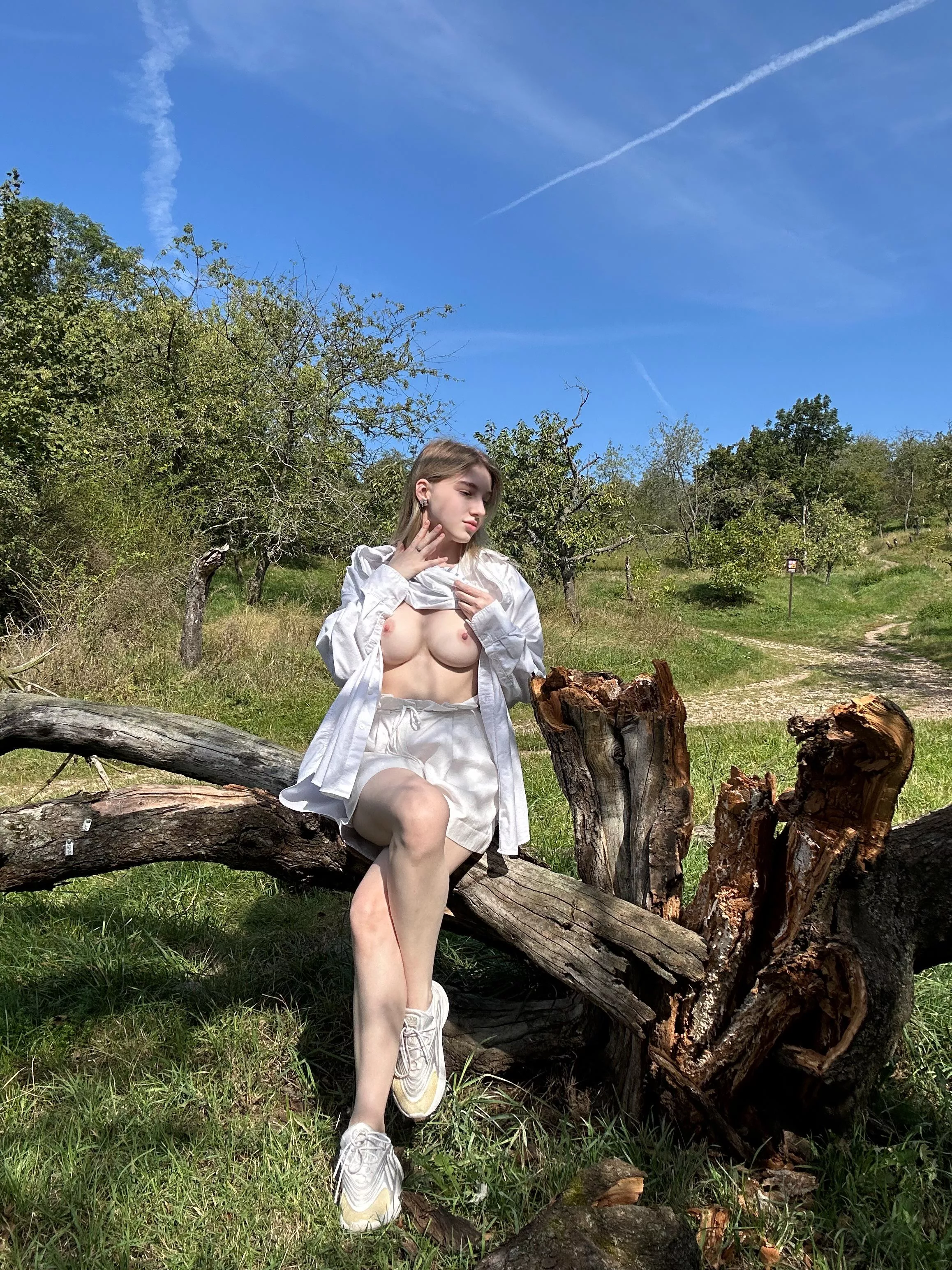 My tits are the best dish at a picnic