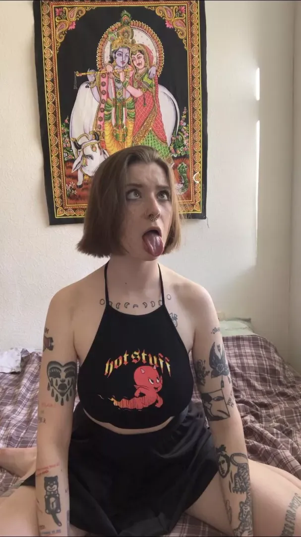 My tongue is my favourite companion