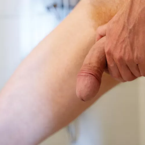 My uncut ginger cock