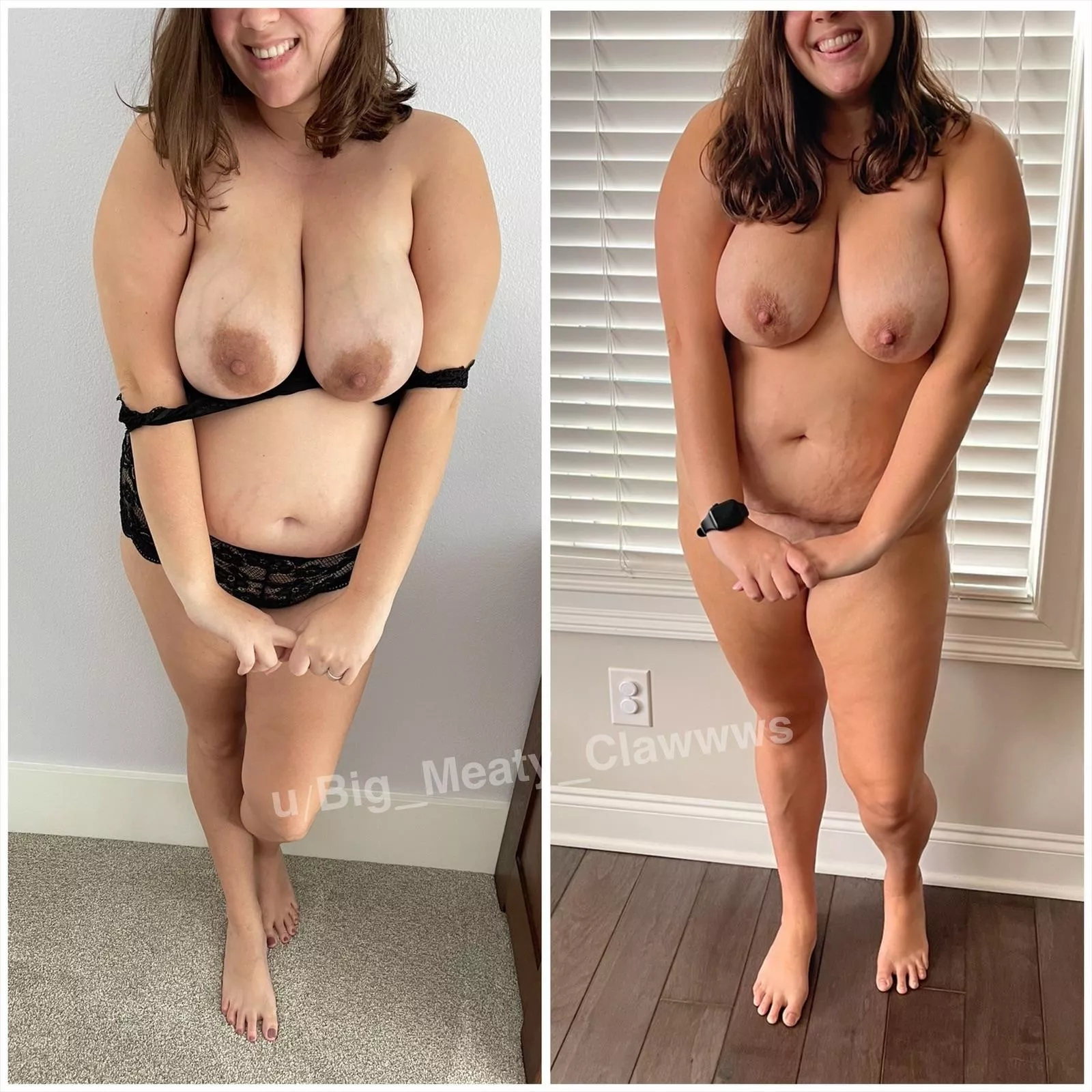 My wife during and after pregnancy. Which one is your favorite?