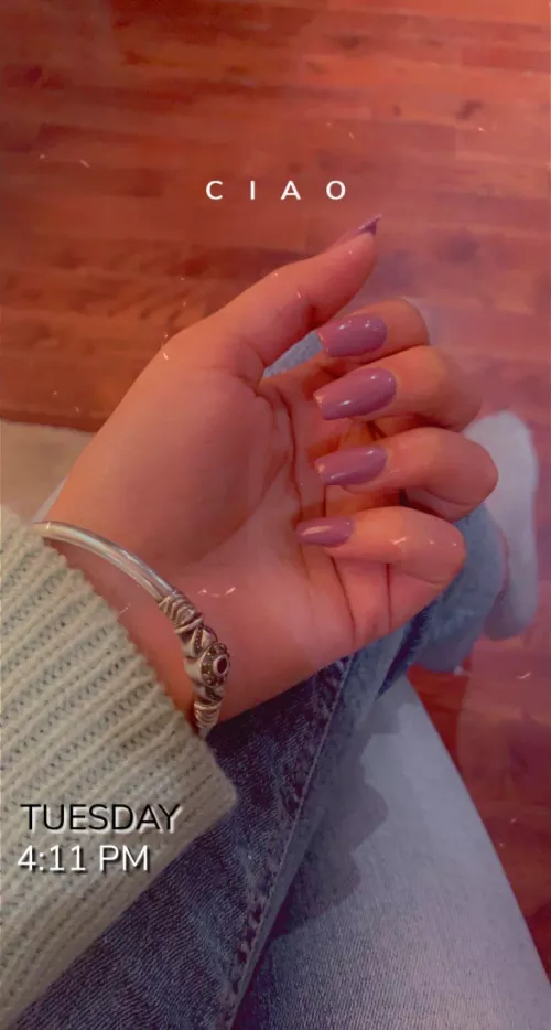 My wife’s little sisters hands