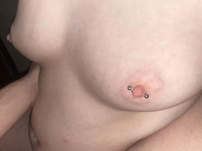 My wife’s redhead nipples