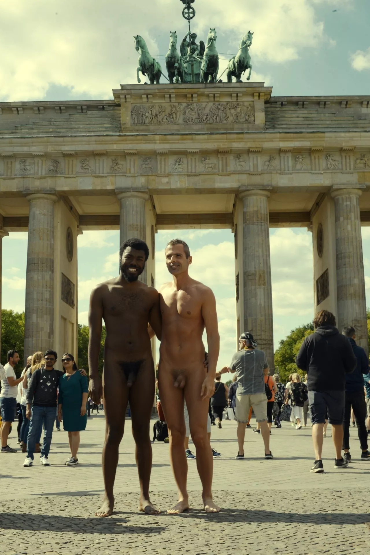 Naked in Bradeburg Gate