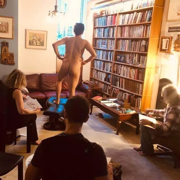 Naked on Lifr Drawing Stage