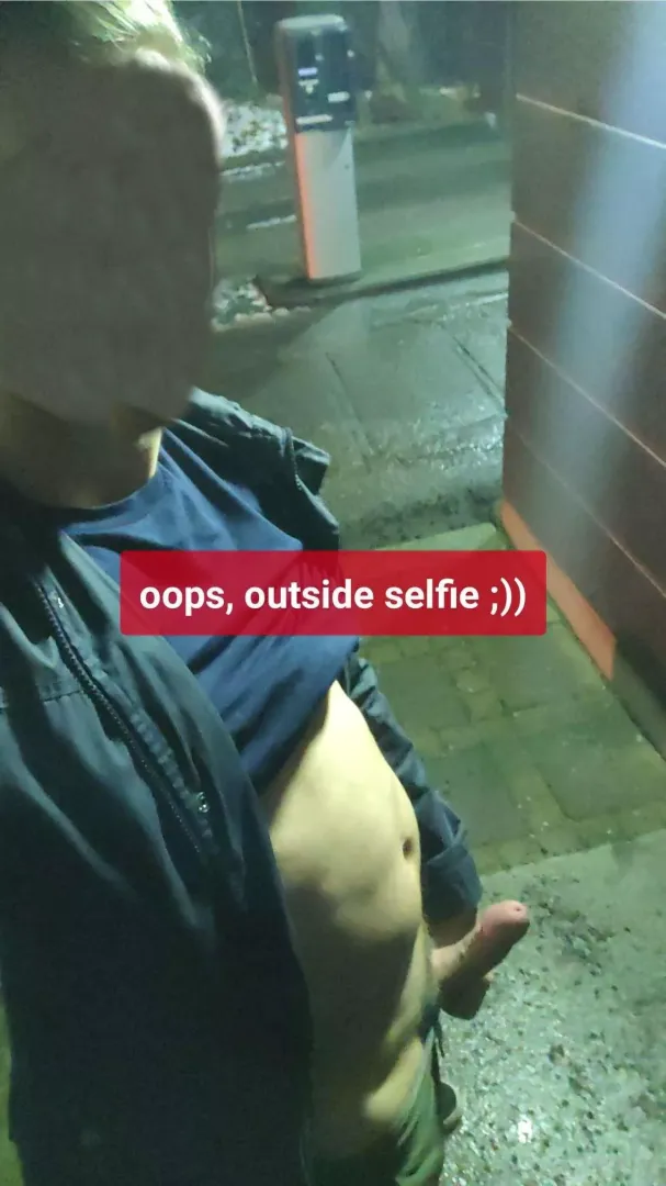 Naked on the street