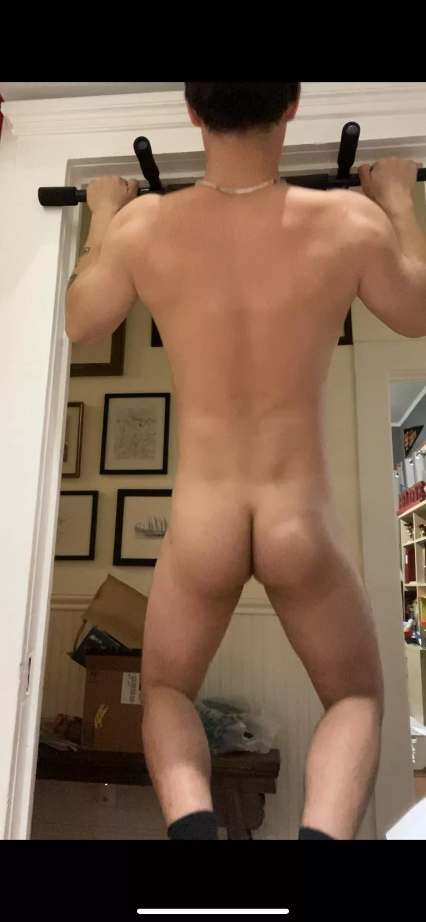 Naked pull ups anyone