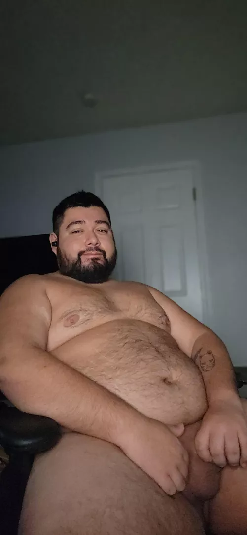 Naked while working