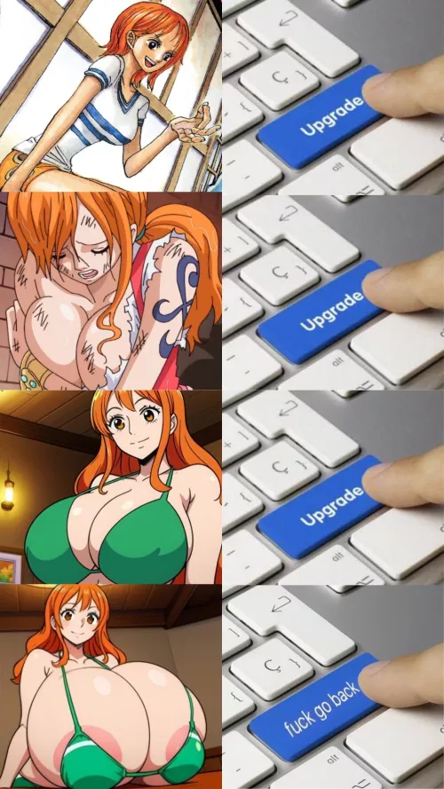 Nami Boob Growth Meme