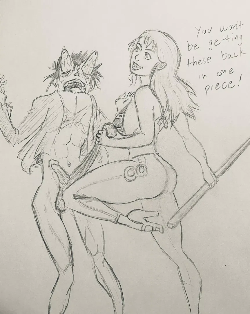 Nami busting some balls