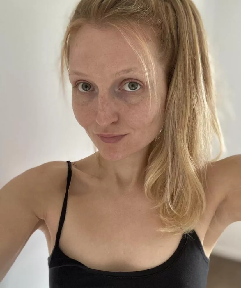 Natural freckly face