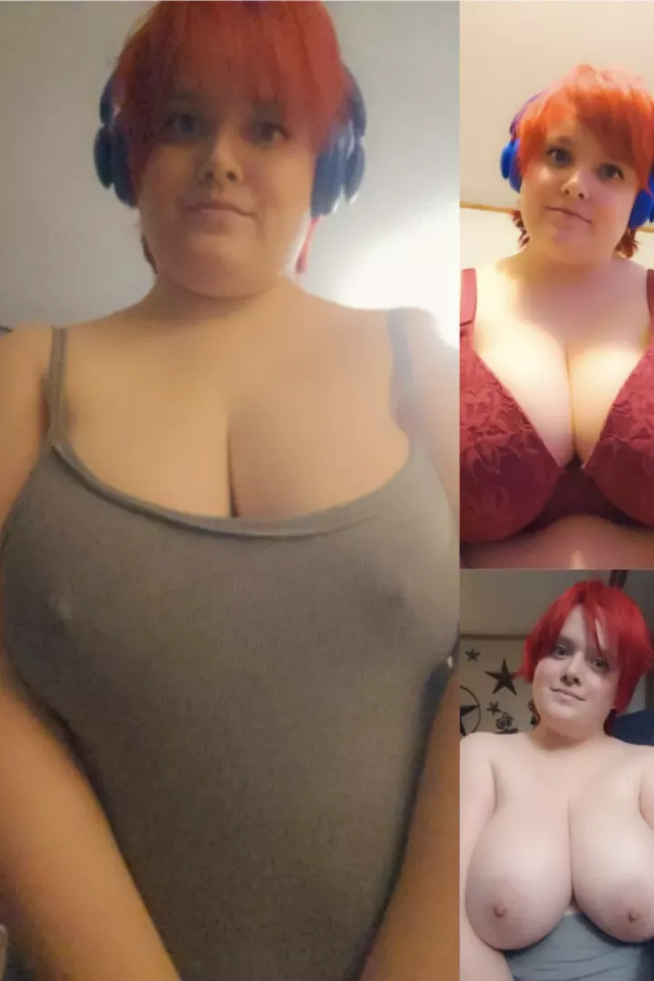 Naturally busty