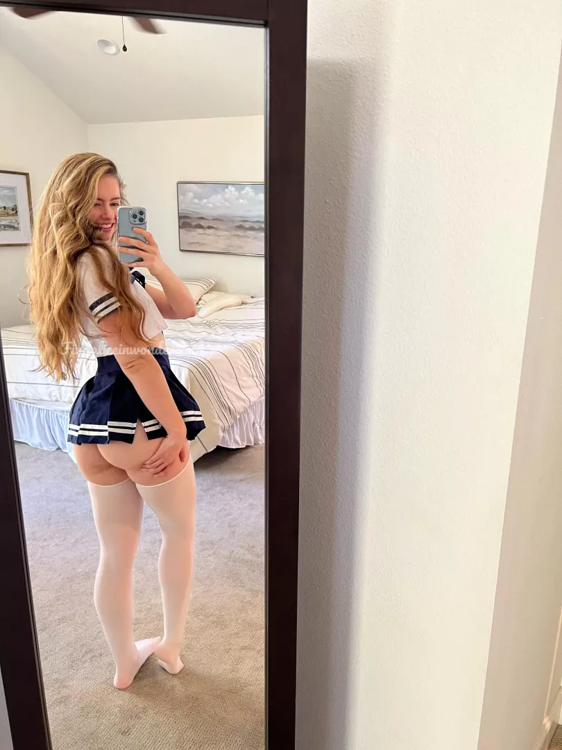 Naughty school girl