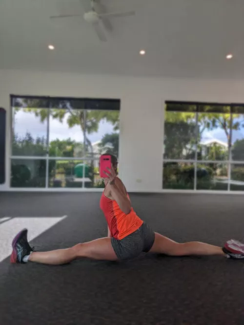 Nearly where I want to be... But wearing wayyyy too many clothes.