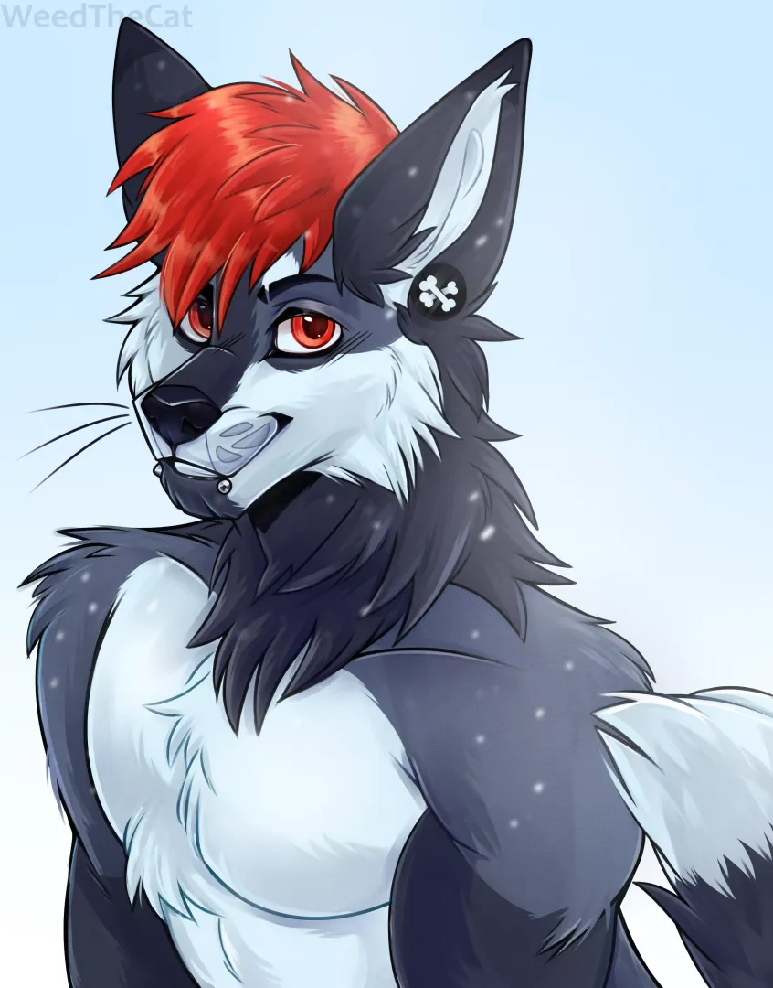 Need a warm hug? //Commission for a friend// Art by me @WeedTheCat on Twitter// My commissions are still open more info in comments :3