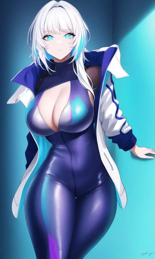 Neon Cyber Bodysuit