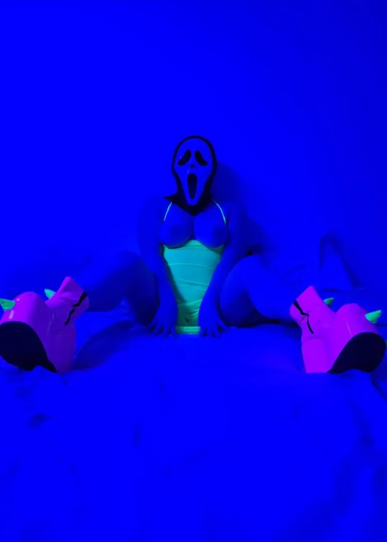 Neon horror fantasy