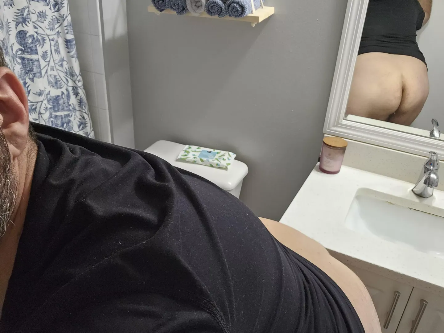 Nervous to show off my ass. Be nice. 