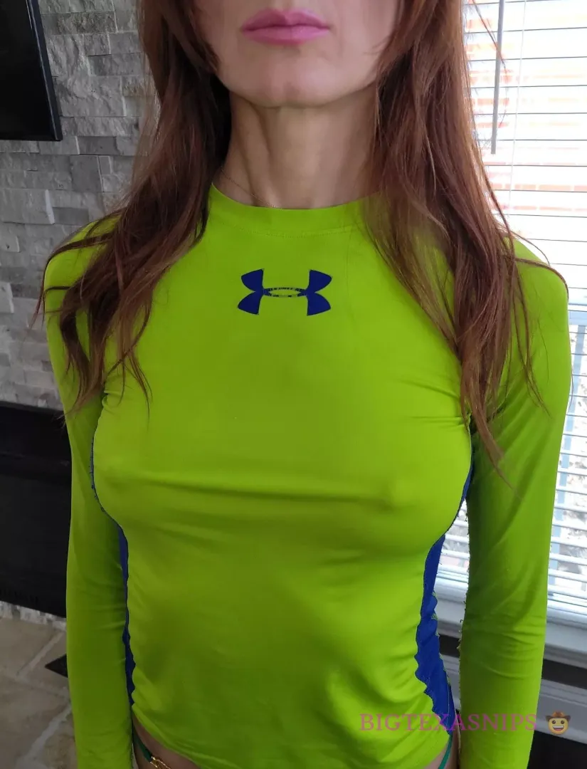never a bra here