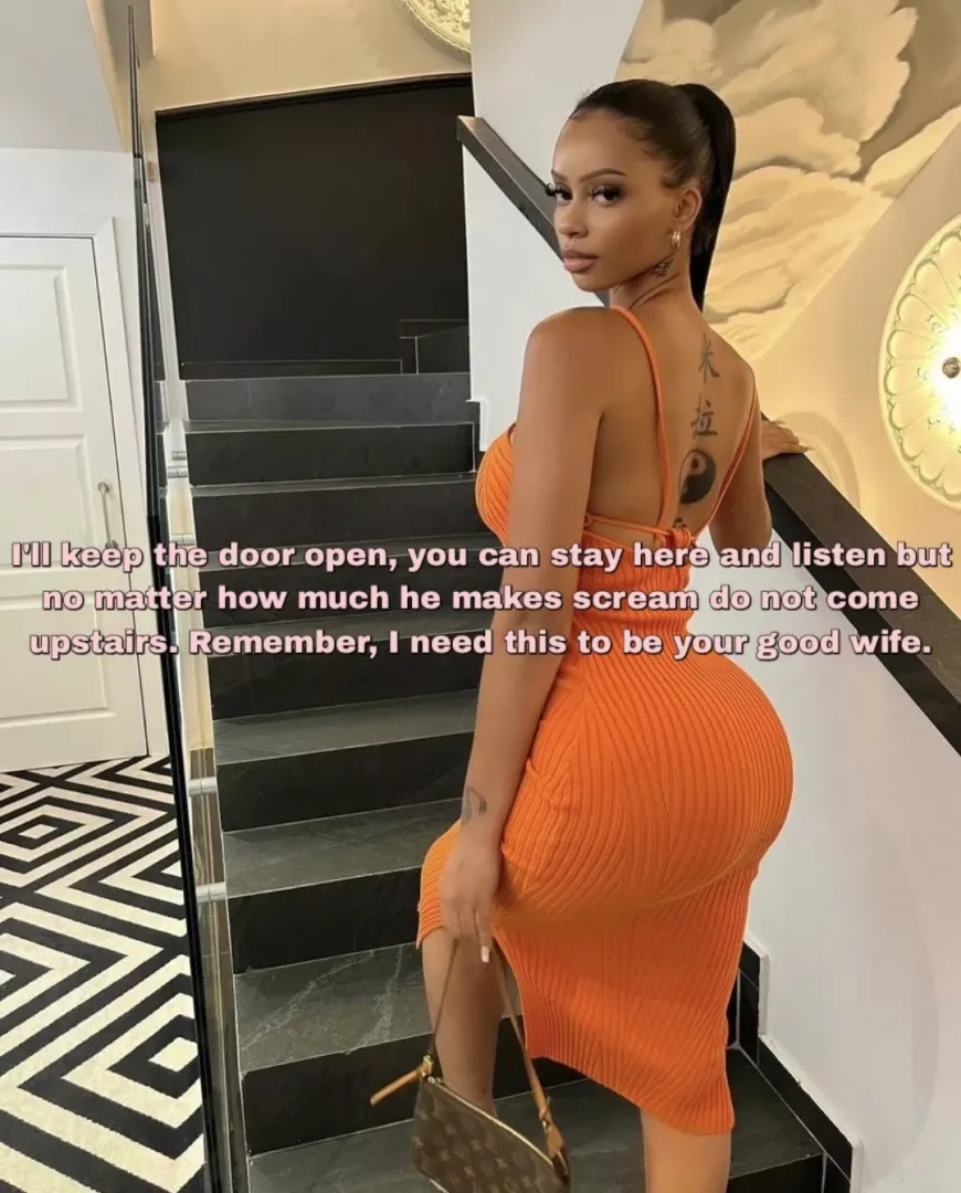 Never stop your wife from getting her big dick fix.