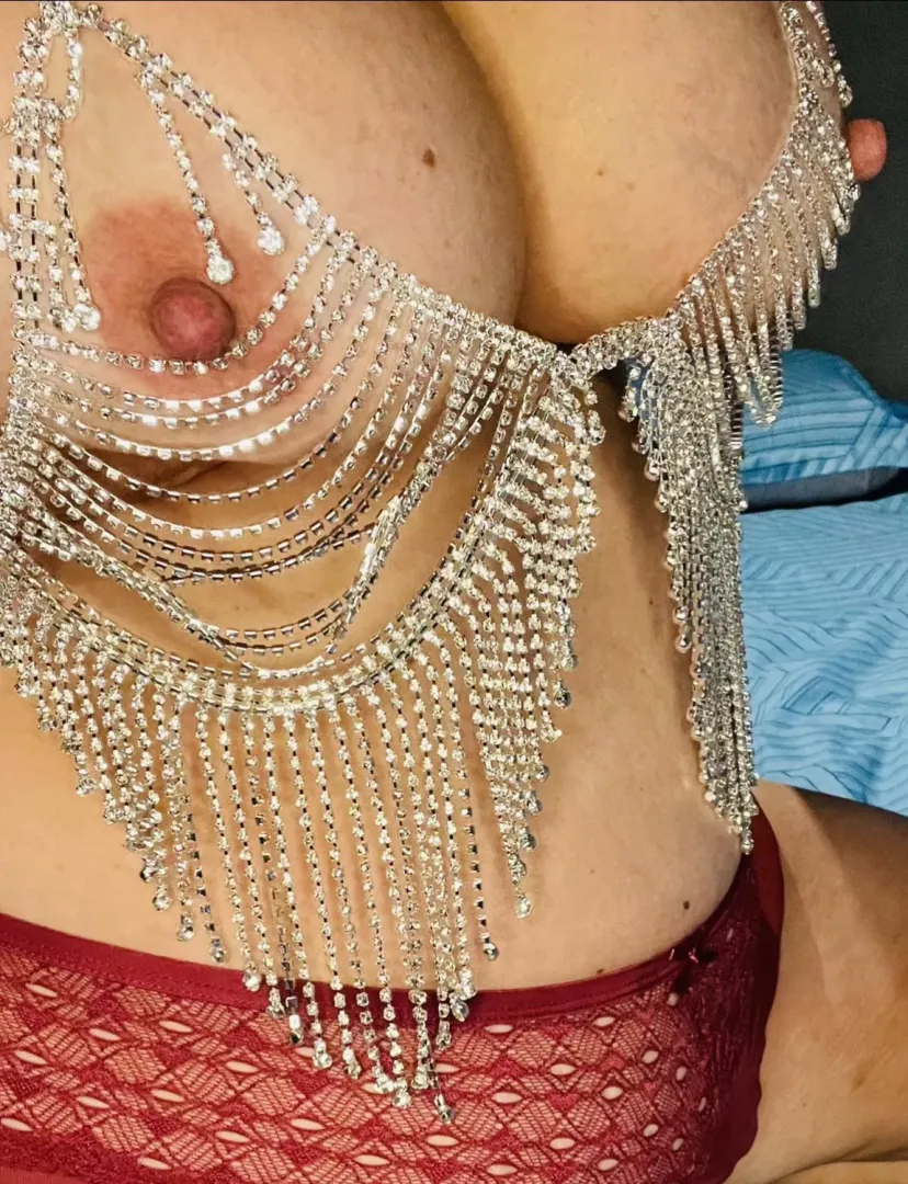 New blingy bra