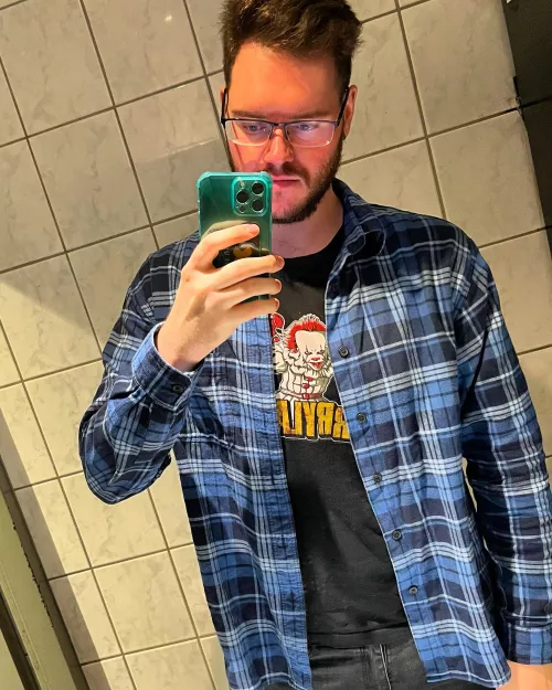 New blue shirt